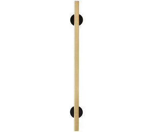 Amerock Cabinet Pull Matte Black/Matte Gold 7-9/16 inch (192 mm) Center to Center Transcendent 1 Pack Drawer Pull Drawer Handle Cabinet Hardware