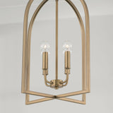 Capital Lighting 548841AD Lawson 4 Light Foyer Aged Brass