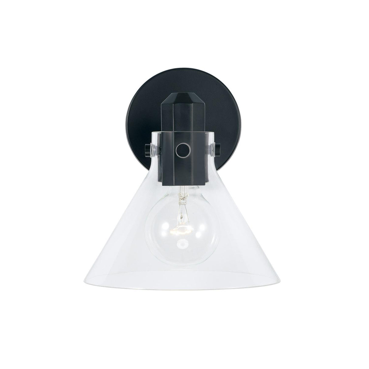 Capital Lighting 645811MB-528 Greer 1 Light Sconce Matte Black