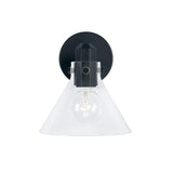 Capital Lighting 645811MB-528 Greer 1 Light Sconce Matte Black