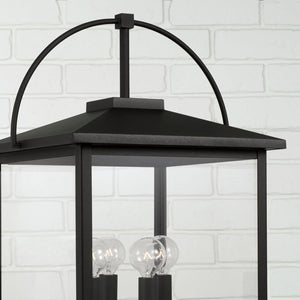 Capital Lighting 948043BK Bryson 4 Light Outdoor Post Lantern Black