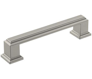 Amerock Cabinet Pull Satin Nickel 3-3/4 inch (96 mm) Center-to-Center Appoint 1 Pack Drawer Pull Cabinet Handle Cabinet Hardware