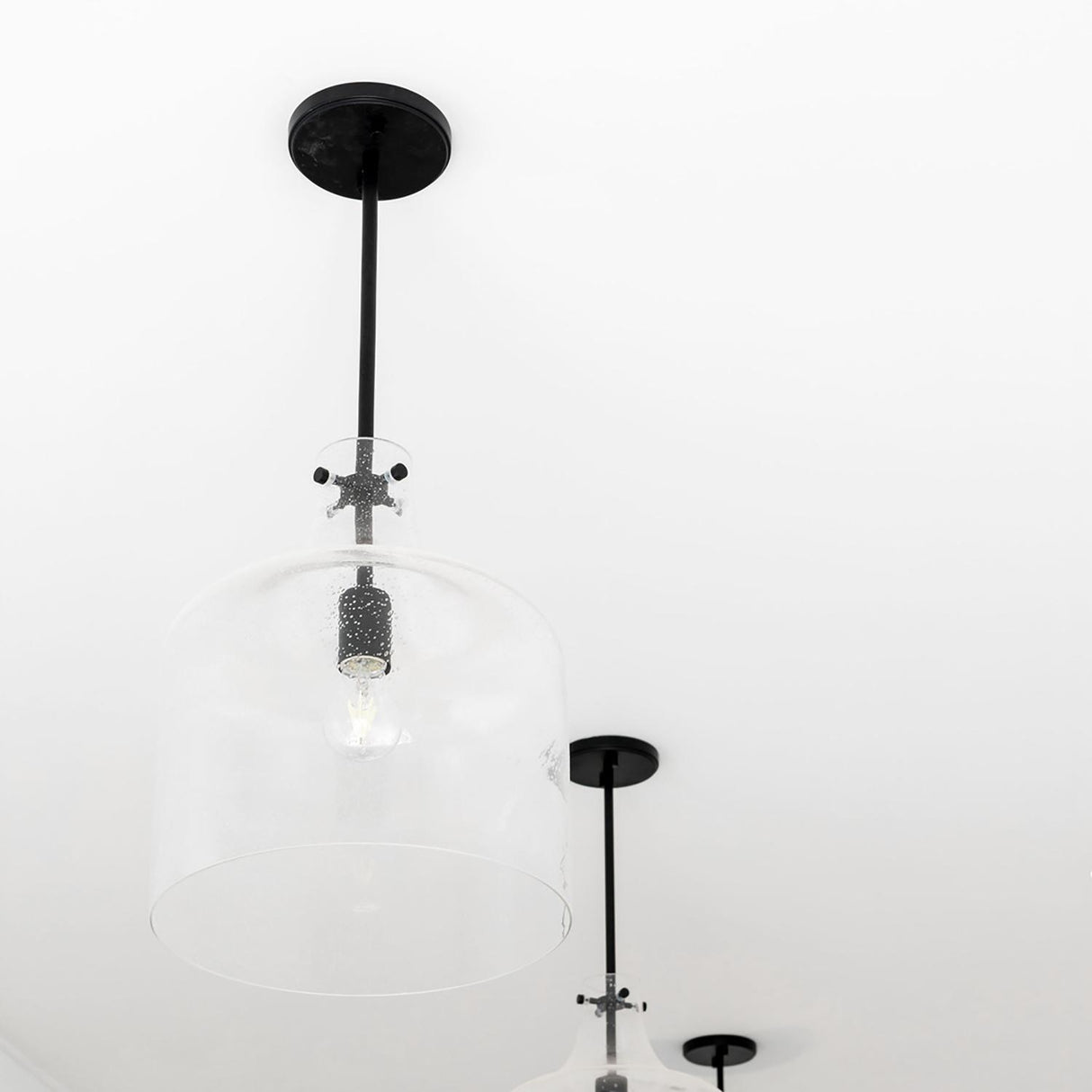 Capital Lighting 325712MB Crawford 1 Light Pendant Matte Black