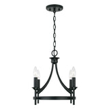 Capital Lighting 242041MB Peyton 4 Light Semi Flush Matte Black