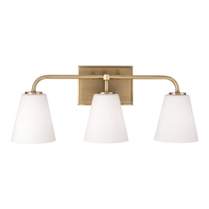 Capital Lighting 149431AD-543 Brody 3 Light Vanity Aged Brass