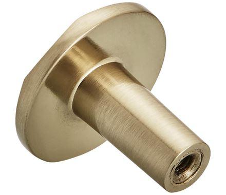Amerock Cabinet Knob Golden Champagne 1-3/16 inch (30 mm) Diameter Kamari 1 Pack Drawer Knob Cabinet Hardware