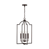 Capital Lighting 539341BZ Carter 4 Light Foyer Bronze