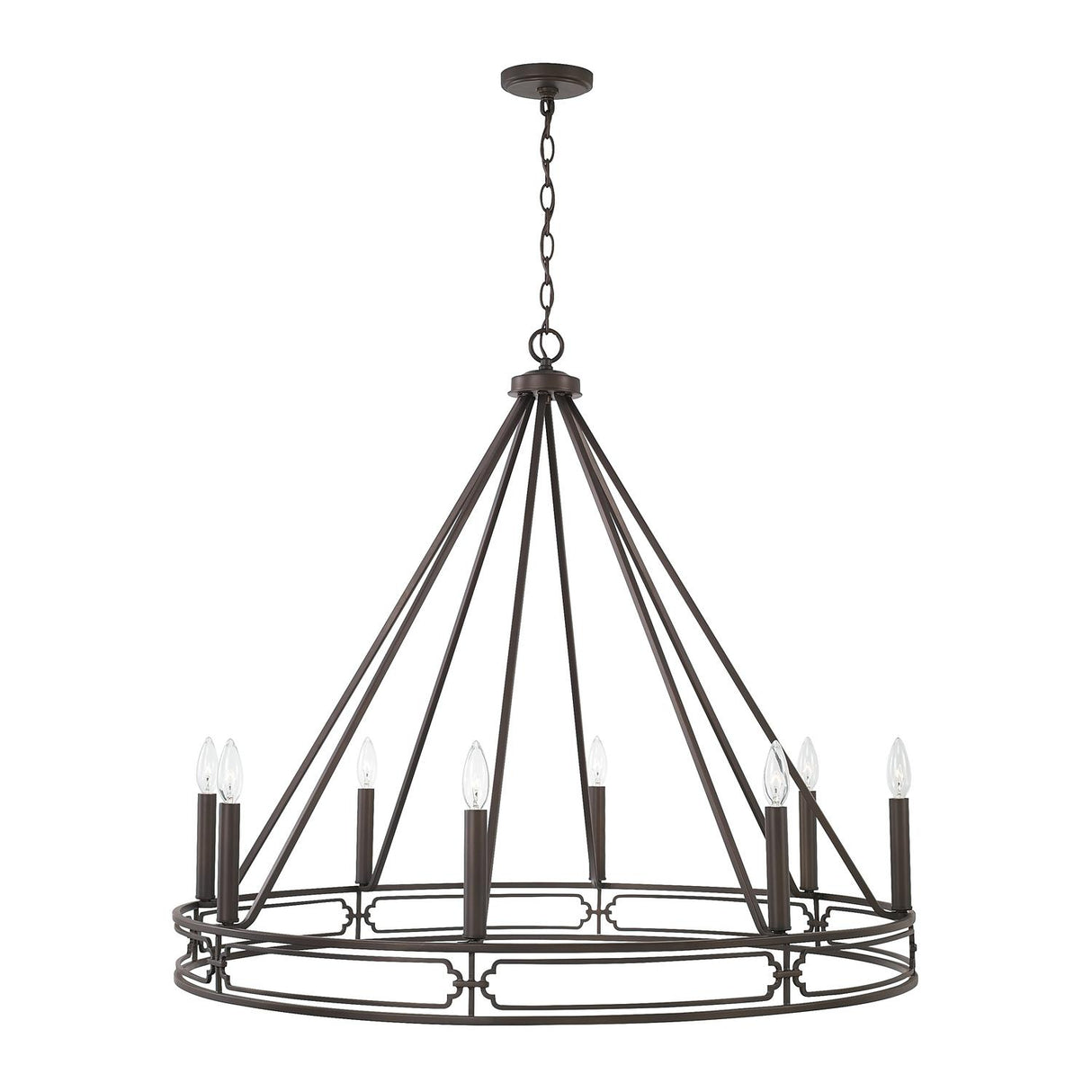 Capital Lighting 443481OB Merrick 8 Light Chandelier Old Bronze