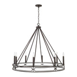 Capital Lighting 443481OB Merrick 8 Light Chandelier Old Bronze