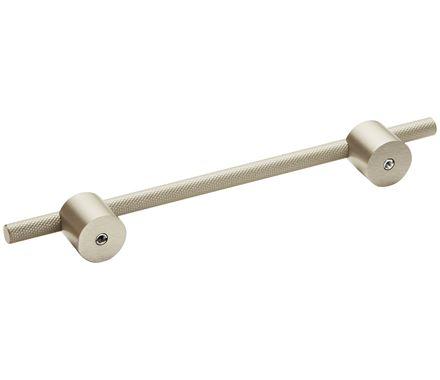 Amerock Cabinet Pull Silver Champagne 6-5/16 inch (160 mm) Center to Center Transcendent 1 Pack Drawer Pull Drawer Handle Cabinet Hardware