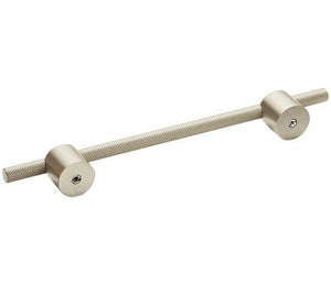 Amerock Cabinet Pull Silver Champagne 6-5/16 inch (160 mm) Center to Center Transcendent 1 Pack Drawer Pull Drawer Handle Cabinet Hardware