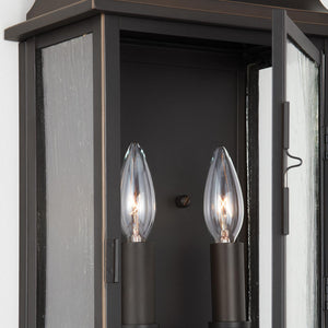 Capital Lighting 936822OZ Bolton 2 Light Outdoor Wall Lantern Oiled Bronze