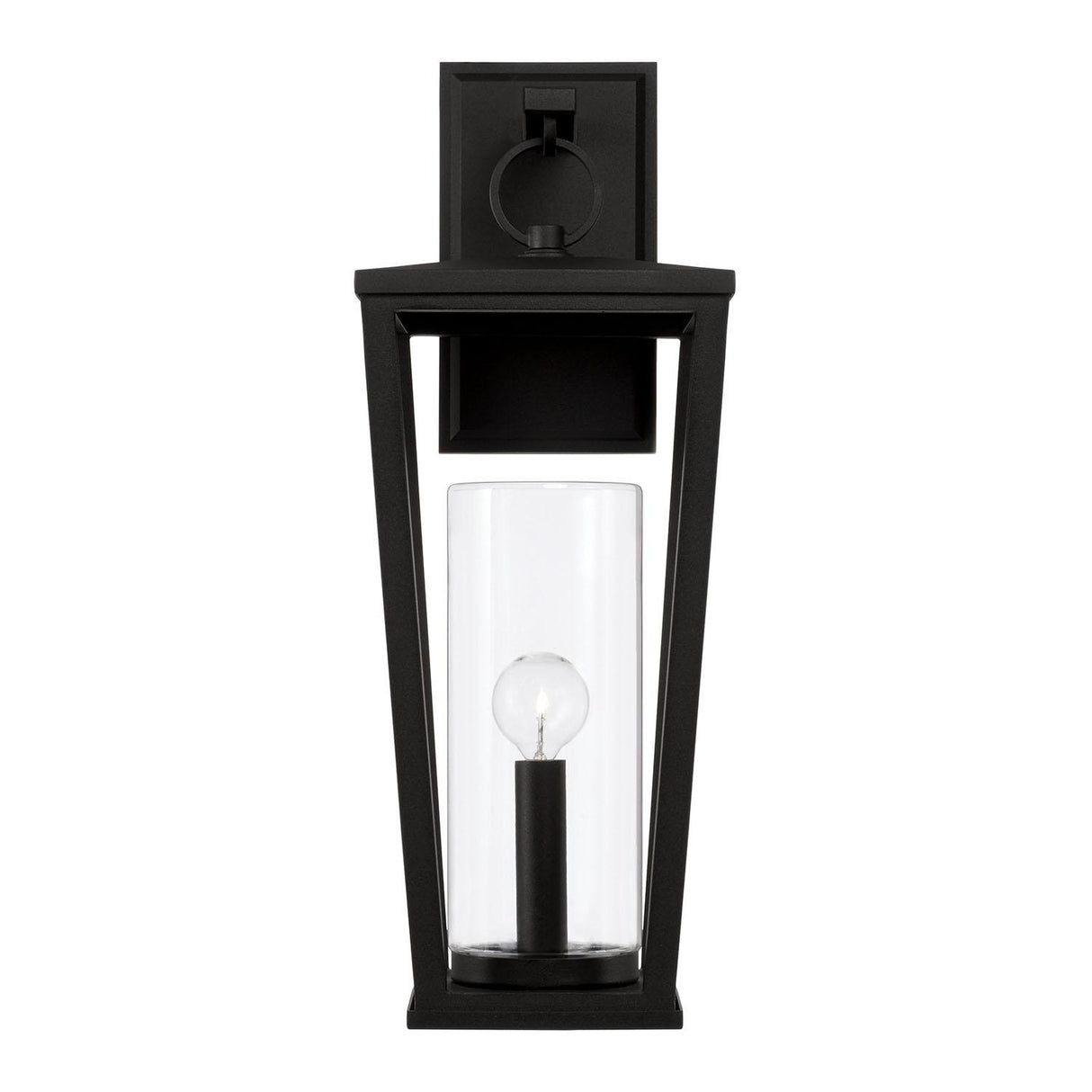 Capital Lighting 948112BK Elliott 1 Light Outdoor Wall Lantern Black