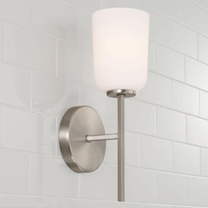 Capital Lighting 648811BN-542 Lawson 1 Light Sconce Brushed Nickel