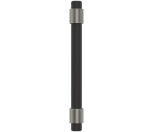Amerock Cabinet Pull Matte Black/Satin Nickel 3-3/4 inch (96 mm) Center-to-Center Mergence 1 Pack Drawer Pull Cabinet Handle Cabinet Hardware