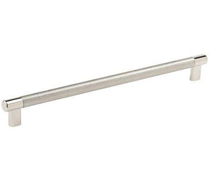 Amerock Cabinet Pull Polished Nickel/Stainless Steel 12-5/8 inch (320 mm) Center to Center Esquire 1 Pack Drawer Pull Drawer Handle Cabinet Hardware