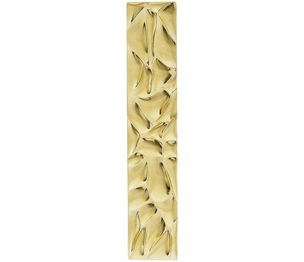 Amerock Cabinet Pull Brushed Gold 5-1/16 inch (128 mm) Center to Center Calathea 1 Pack Drawer Pull Drawer Handle Cabinet Hardware