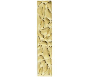 Amerock Cabinet Pull Brushed Gold 5-1/16 inch (128 mm) Center to Center Calathea 1 Pack Drawer Pull Drawer Handle Cabinet Hardware