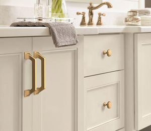 Amerock Cabinet Pull Champagne Bronze 5-1/16 inch (128 mm) Center-to-Center Exceed 1 Pack Drawer Pull Cabinet Handle Cabinet Hardware