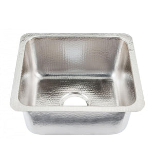 Thompson Traders Hammered Nickel Como Bar/prep Sink Rivera KPU-1715BRN Nickel
(Hammered)
