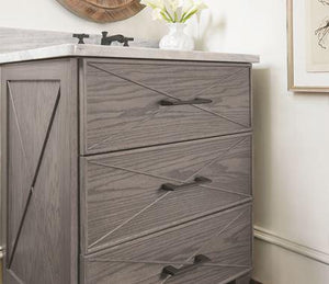 Amerock Cabinet Pull Matte Black 3-3/4 inch (96 mm) Center-to-Center Riva 1 Pack Drawer Pull Drawer Handle Cabinet Hardware