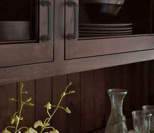 Amerock Cabinet Pull Matte Black 3-3/4 inch (96 mm) Center-to-Center Surpass 1 Pack Drawer Pull Cabinet Handle Cabinet Hardware