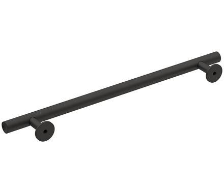 Amerock Cabinet Pull Matte Black 7-9/16 inch (192 mm) Center-to-Center Radius 1 Pack Drawer Pull Cabinet Handle Cabinet Hardware