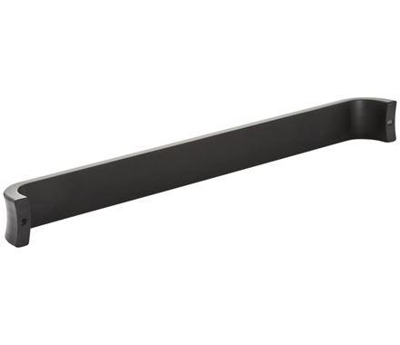 Amerock Cabinet Pull Matte Black 10-1/16 inch (256 mm) Center to Center Concentric 1 Pack Drawer Pull Drawer Handle Cabinet Hardware