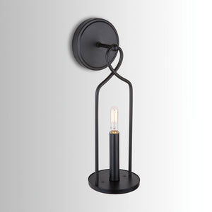 Capital Lighting 631611MB Sonnet 1 Light Sconce Matte Black