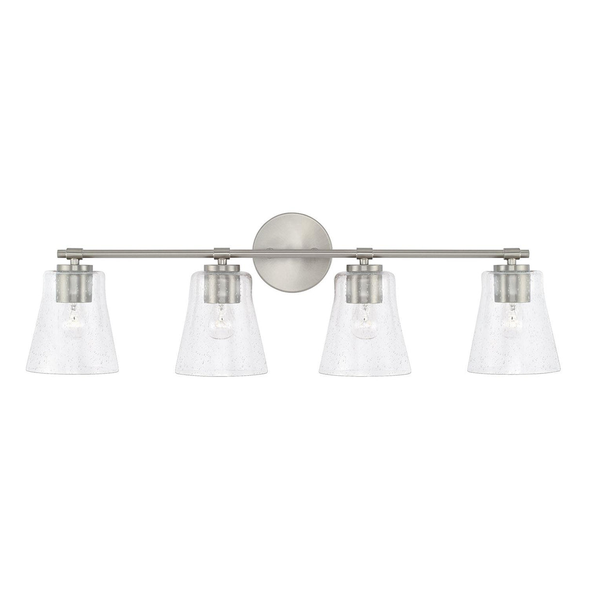 Capital Lighting 146941BN-533 Baker 4 Light Vanity Brushed Nickel