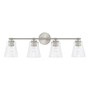 Capital Lighting 146941BN-533 Baker 4 Light Vanity Brushed Nickel