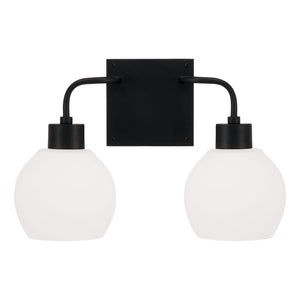 Capital Lighting 120021MB-540 Tanner 2 Light Vanity Matte Black