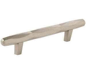 Amerock Cabinet Pull Satin Nickel 3-3/4 inch (96 mm) Center to Center St. Vincent 1 Pack Drawer Pull Drawer Handle Cabinet Hardware