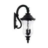 Capital Lighting 939831BK Ashford 3 Light Outdoor Wall Lantern Black