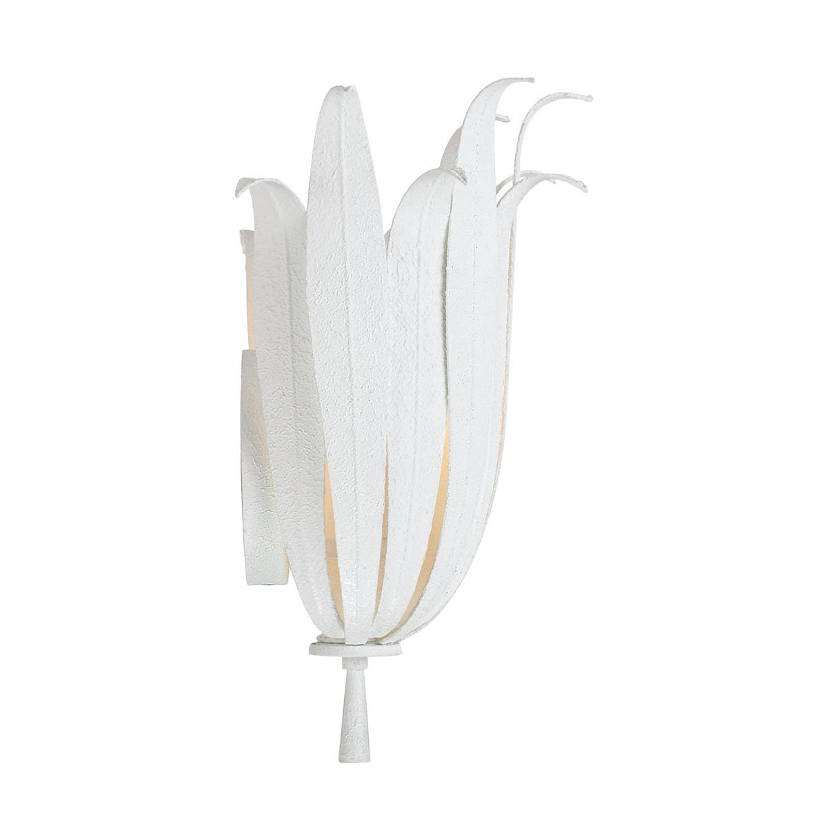 Capital Lighting 649511XW Eden 1 Light Sconce Textured White