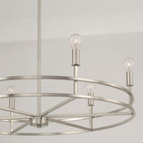 Capital Lighting 448761BN Fuller 6 Light Chandelier Brushed Nickel