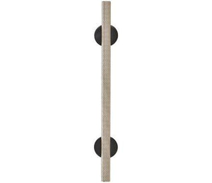 Amerock Cabinet Pull Matte Black/Silver Champagne 5-1/16 inch (128 mm) Center to Center Transcendent 1 Pack Drawer Pull Drawer Handle Cabinet Hardware