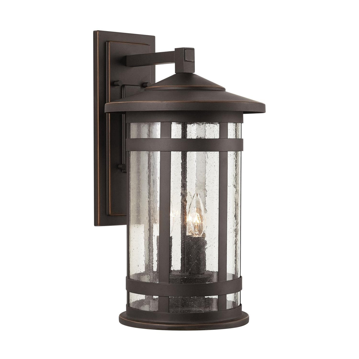 Capital Lighting 935531OZ Mission Hills 3 Light Outdoor Wall Lantern Oiled Bronze