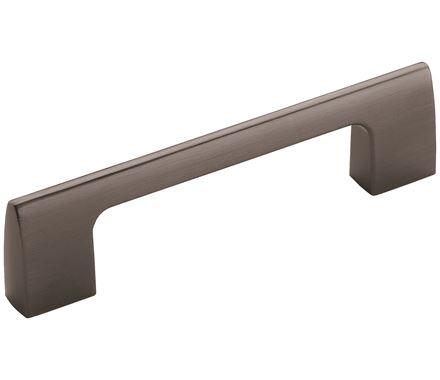 Amerock Cabinet Pull Graphite 3-3/4 inch (96 mm) Center to Center Riva 1 Pack Drawer Pull Drawer Handle Cabinet Hardware