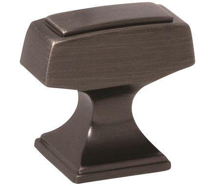 Amerock Cabinet Knob Gunmetal 1-1/4 inch (32 mm) Length Mulholland 1 Pack Drawer Knob Cabinet Hardware