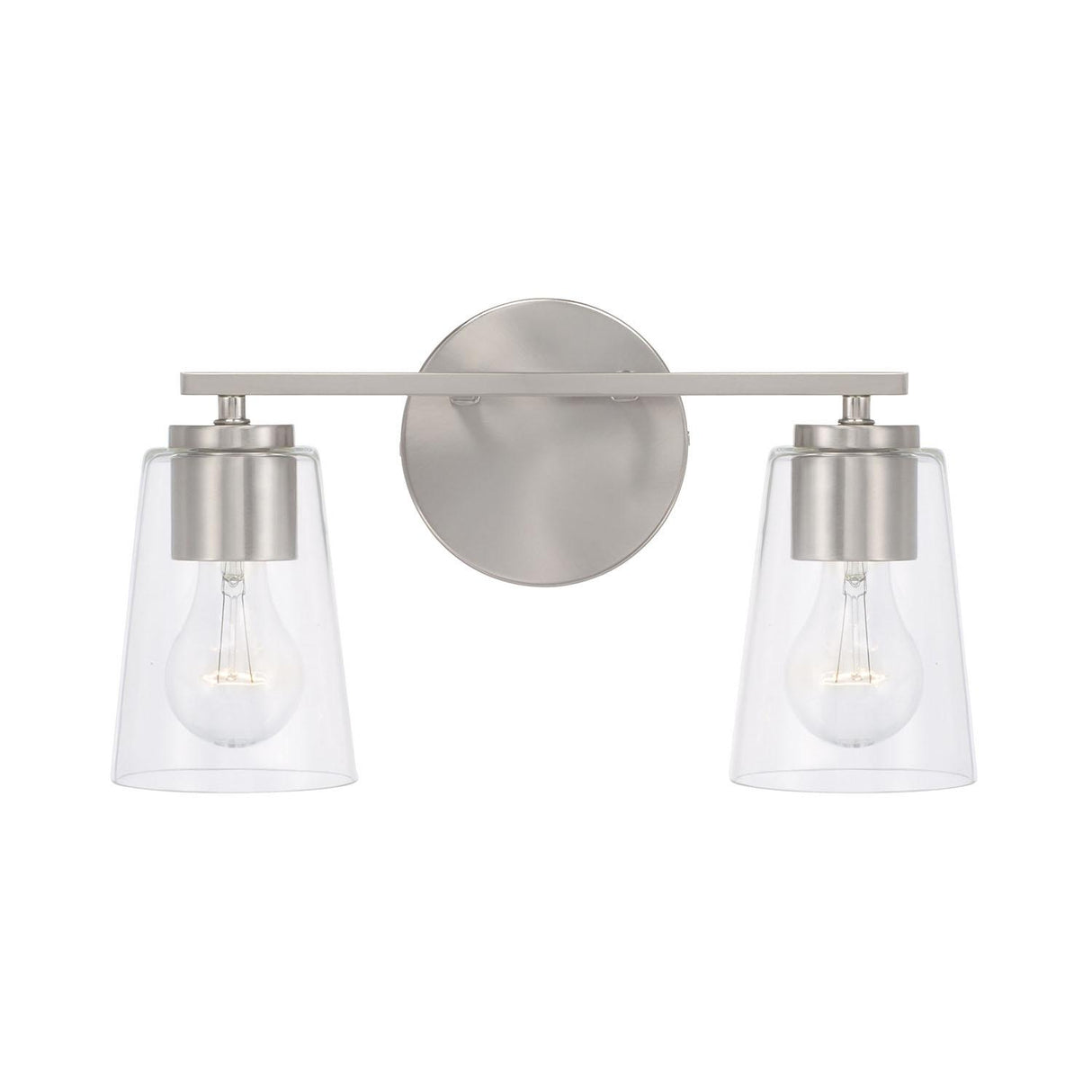 Capital Lighting 148621BN-537 Portman 2 Light Vanity Brushed Nickel