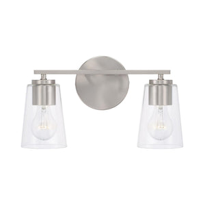 Capital Lighting 148621BN-537 Portman 2 Light Vanity Brushed Nickel