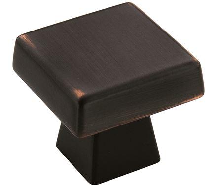 Amerock Cabinet Knob Oil Rubbed Bronze 1-1/2 inch (38 mm) Length Blackrock 1 Pack Drawer Knob Cabinet Hardware