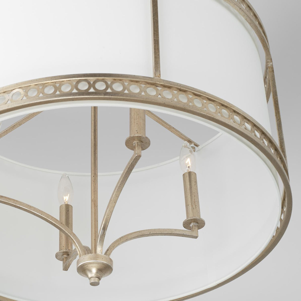 Capital Lighting 343141WG Isabella 4 Light Pendant Winter Gold