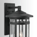 Capital Lighting 935531BK Mission Hills 3 Light Outdoor Wall Lantern Black