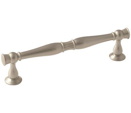 Amerock Cabinet Pull Satin Nickel 5-1/16 inch (128 mm) Center to Center Crawford 1 Pack Drawer Pull Drawer Handle Cabinet Hardware
