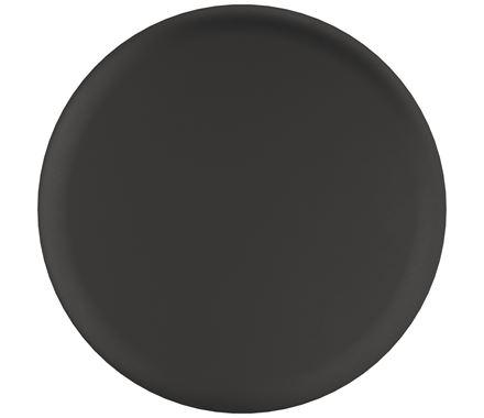 Amerock Cabinet Knob Matte Black 1-1/4 inch (32 mm) Diameter Factor 1 Pack Drawer Knob Cabinet Hardware