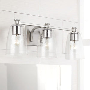 Capital Lighting 140931BN-506 Myles 3 Light Vanity Brushed Nickel