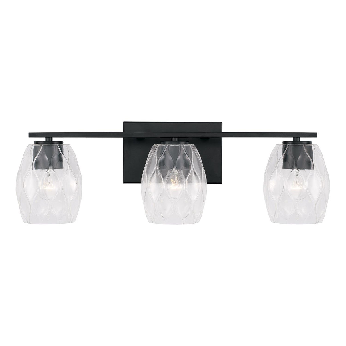 Capital Lighting 145331MB-525 Lucas 3 Light Vanity Matte Black