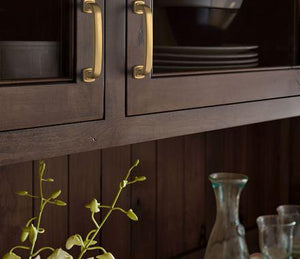 Amerock Cabinet Pull Champagne Bronze 3-3/4 inch (96 mm) Center-to-Center Surpass 1 Pack Drawer Pull Cabinet Handle Cabinet Hardware